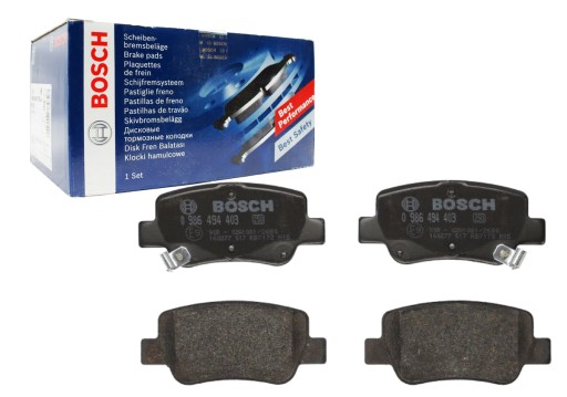 0 986 - Тормозные колодки TOYOTA AVENSIS T27 задние BOSCH