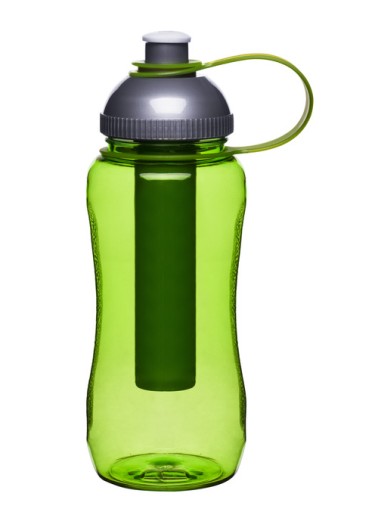Пляшка для води Sagaform з охолоджуючою вставкою, 520 мл, безбарвна