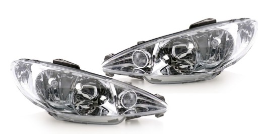 6204S9 6205S9 - Лампа передних фар Peugeot 206 P+L DEPO SET 2 шт.