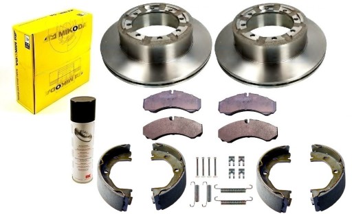 Диски колодки щелепи RENAULT Mascott ззаду