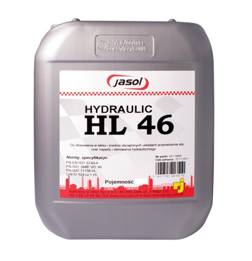 HYDRAULIC OIL HL-46 20.0L HYDRAULIC OILS