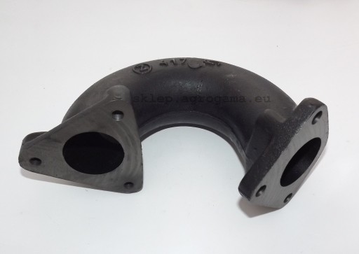 Колено глушителя 4 цилиндра ZETOR 69011417