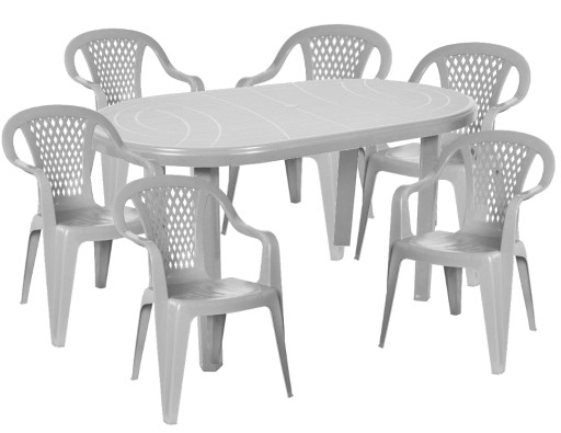 Stolik I Krzesła Ogrodowe Plastikowe