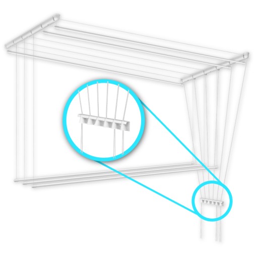 Потолочная сушилка для белья на балкон картинки