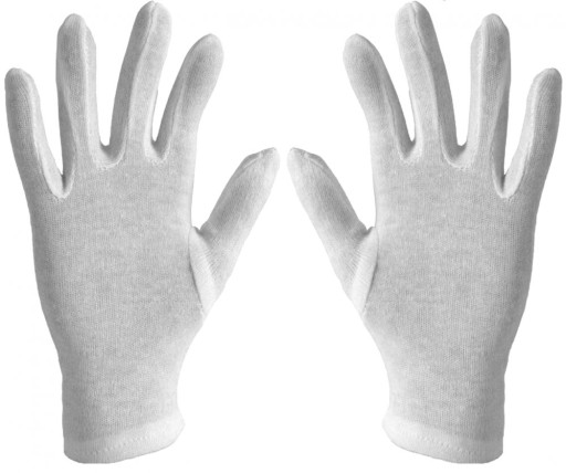 Ochranné pracovné rukavice 100% Bavlna Kevin veľ.6