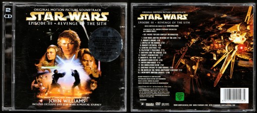 Zdjęcie oferty: STAR WARS Episode 3 CD+DVD REVENGE OF THE SITH