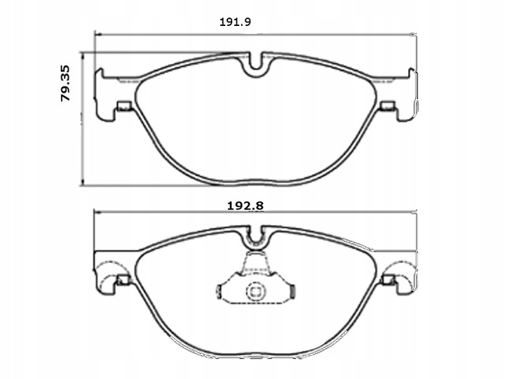 PADS BRAKE FRONT BMW 7 F01 F02 F03 F04 6 F12 photo 2 - milautoparts-fr.ukrlive.com