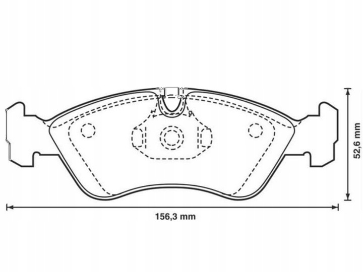 PADS BRAKE OPEL VECTRA B (36_), S70-0016 photo 2 - milautoparts-fr.ukrlive.com