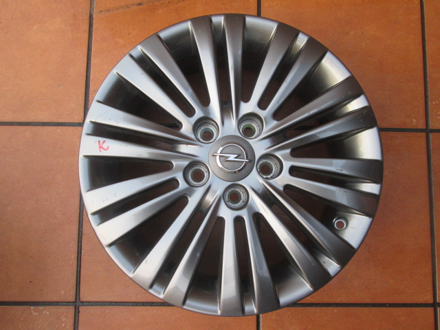 OPEL ADAM CORSA D E MERIVA A B ASTRA G H DISQUE 6 X 16 ET40 13351390 1SZTUKA photo 6 - milautoparts-fr.ukrlive.com