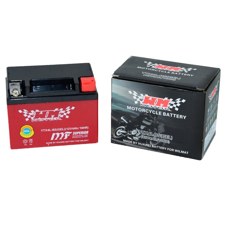 #NS_AKUMULATOR ZELOWY 12V 4AH YTX4L-BS GEL GEL 4T photo 1 - milautoparts-fr.ukrlive.com