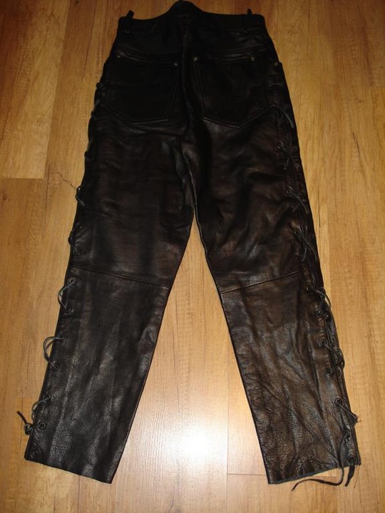 TROUSERS MOTORCYCLE LEATHER SZNUROWANE PAS74/S805 photo 3 - milautoparts-fr.ukrlive.com