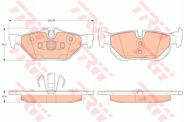 TRW DISQUES + SABOTS DE FREIN ARRIÈRE BMW 1 E81 E87 3 E90 E91 photo 11 - milautoparts-fr.ukrlive.com