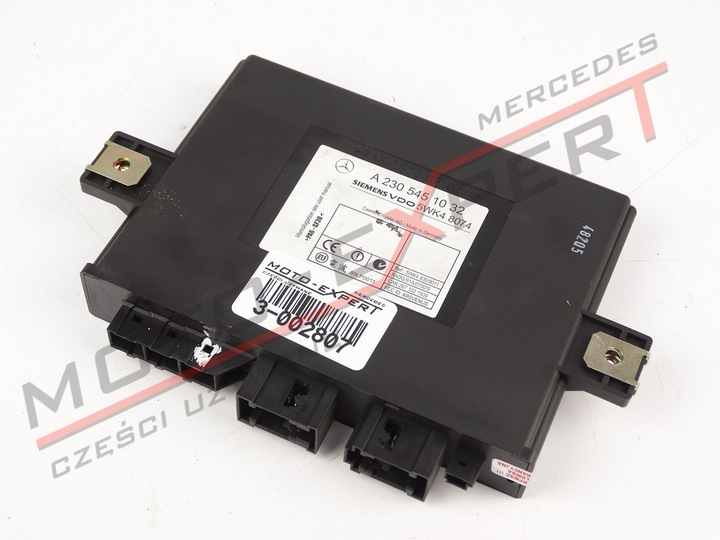 MERCEDES W220 W230 MODULE KEYLESS GO 2305451032 photo 2 - milautoparts-fr.ukrlive.com