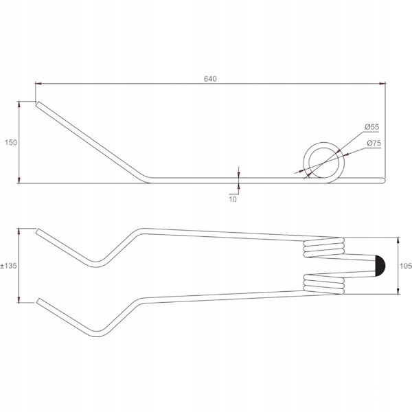 AXIS PIN ZAB AGREGATU KVERNELAND AC351034 351034 ACCO photo 2 - milautoparts-fr.ukrlive.com