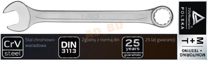 NEO CLÉ PLASKO-OCZKOWY 15 X 190 MM09-715