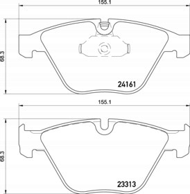 SABOTS DE FREIN CAPTEUR TEXTAR AVANT BMW X1 E84 photo 2 - milautoparts-fr.ukrlive.com