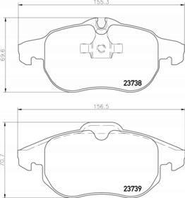 SABOTS DE FREIN DISQUES TEXTAR AVANT SAAB 9-3 photo 2 - milautoparts-fr.ukrlive.com