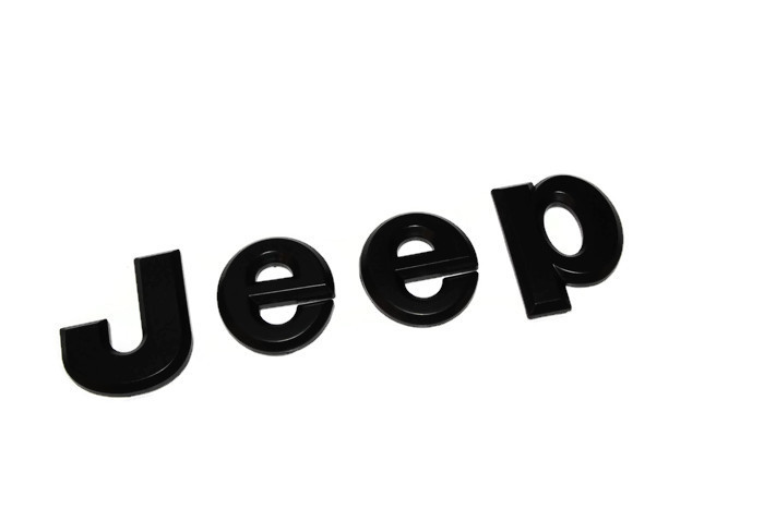 JEEP NOIR MAT EMBLÈME AVERTISSEMENT INSIGNE photo 1 - milautoparts-fr.ukrlive.com