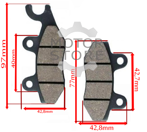 PADS BRAKE FA135 GAS GAS SUZUKI SCOOTER photo 2 - milautoparts-fr.ukrlive.com