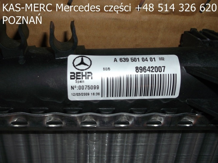 MERCEDES W638 2,2 CDI RADIATEUR EAUX photo 4 - milautoparts-fr.ukrlive.com