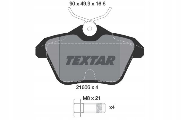 DISCS PADS TEXTAR REAR - ALFA ROMEO 156 251MM photo 3 - milautoparts-fr.ukrlive.com