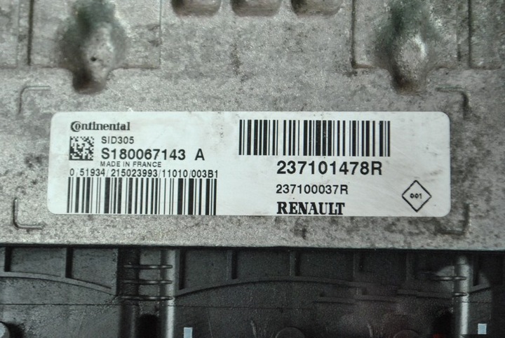 IMMO ORDINATEUR 237101478R RENAULT FLUENCE 1.5 DCI photo 3 - milautoparts-fr.ukrlive.com