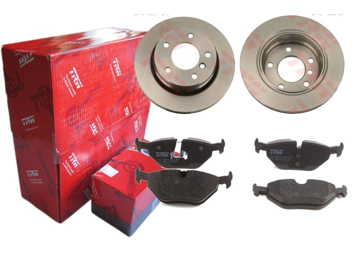 DISQUES SABOTS DE FREIN TRW ARRIÈRE BMW 3 E46 + KOMBI/COUPE photo 1 - milautoparts-fr.ukrlive.com