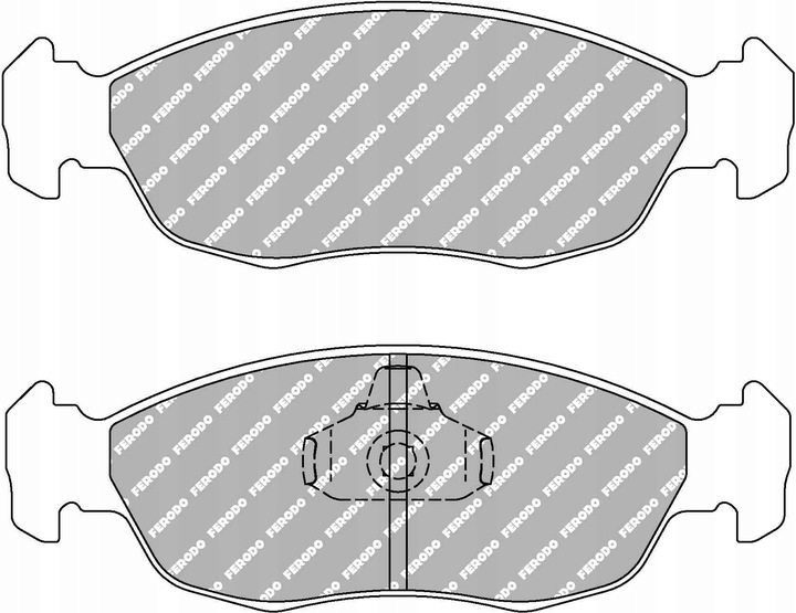 FERODO DS2500 PADS FRONT PEUGEOT 106 306 photo 2 - milautoparts-fr.ukrlive.com