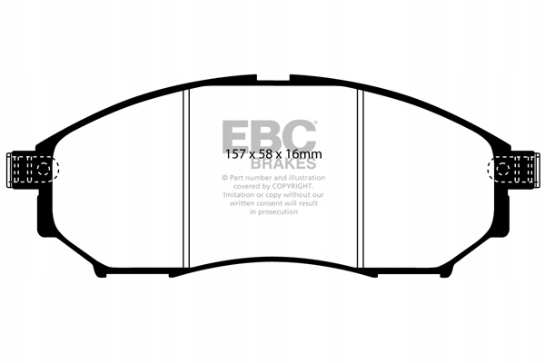 EBC GREEN SUV INFINITI EX30D EX35 EX37 FX35 FX45 photo 2 - milautoparts-fr.ukrlive.com