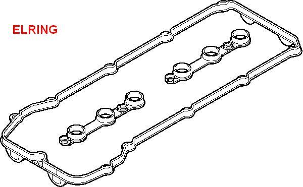 GASKET POKR. VALVES SET BMW 326.560 ELRING photo 3 - milautoparts-fr.ukrlive.com