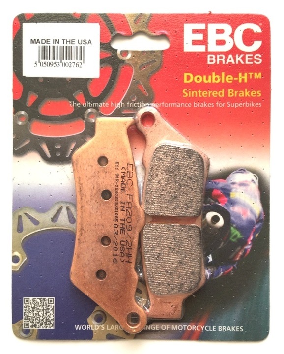 PADS BRAKE EBC FA209/2HH#1351 photo 1 - milautoparts-fr.ukrlive.com