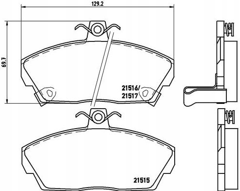 PADS FRONT LAND ROVER FREELANDER 1997-00 T.PELNE photo 4 - milautoparts-fr.ukrlive.com