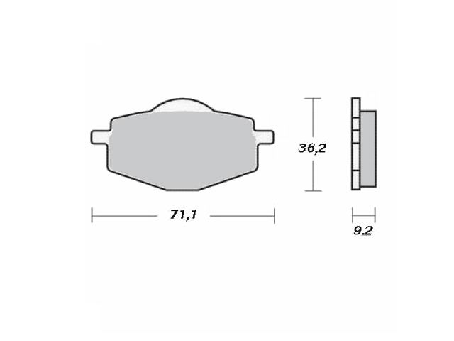 PADS BRAKE YAMAHA DT XT TZR YBR CYGNUS TDR photo 2 - milautoparts-fr.ukrlive.com