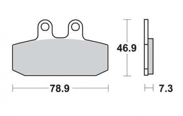 SABOTS DE FREIN DE FREIN HONDA NSR 125 R (88-03) APRILIA 600 TU photo 5 - milautoparts-fr.ukrlive.com