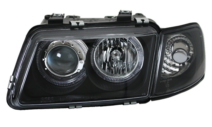 AUDI A3 8L 96-00 LAMPS GRILLES BLACK RINGS H7 photo 4 - milautoparts-fr.ukrlive.com