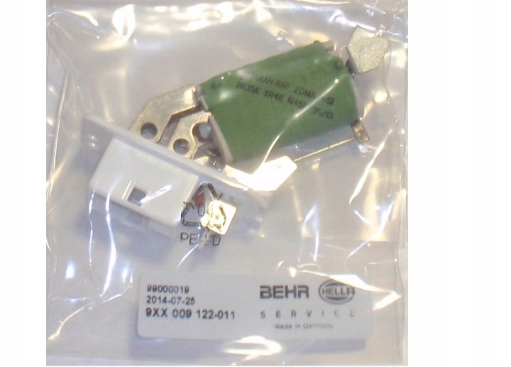 RESISTOR AIR BLOWERS RESISTOR OPEL VECTRA A ASTRA BEHR photo 1 - milautoparts-fr.ukrlive.com