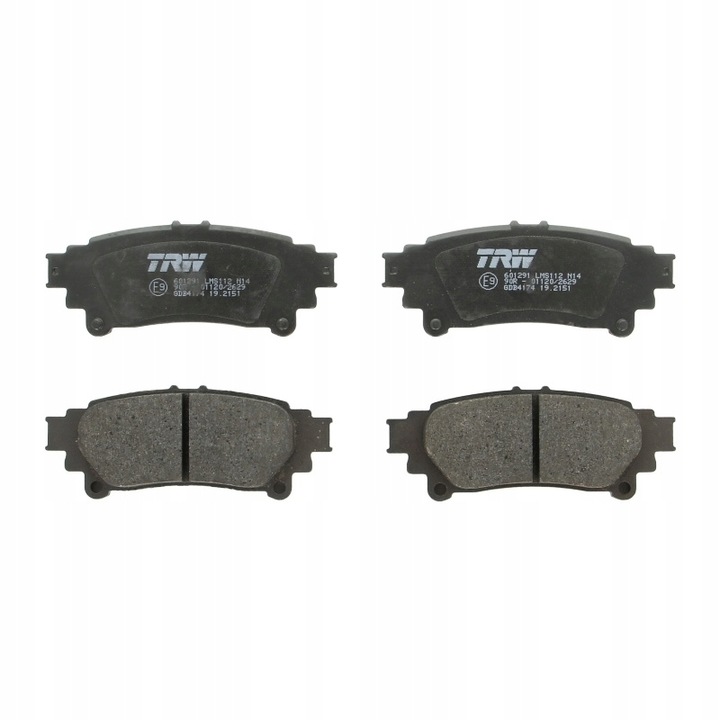 TRW PADS REAR LEXUS RX L1 GS L1 IS III RC photo 1 - milautoparts-fr.ukrlive.com