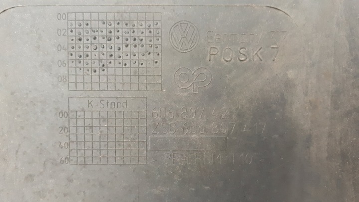 PARE-CHOCS ARRIÈRE VW POLO IV 4 6Q6807421 ORIGINE AVANT LIFT