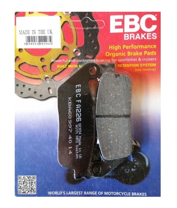 PADS BRAKE EBC FA226 photo 1 - milautoparts-fr.ukrlive.com