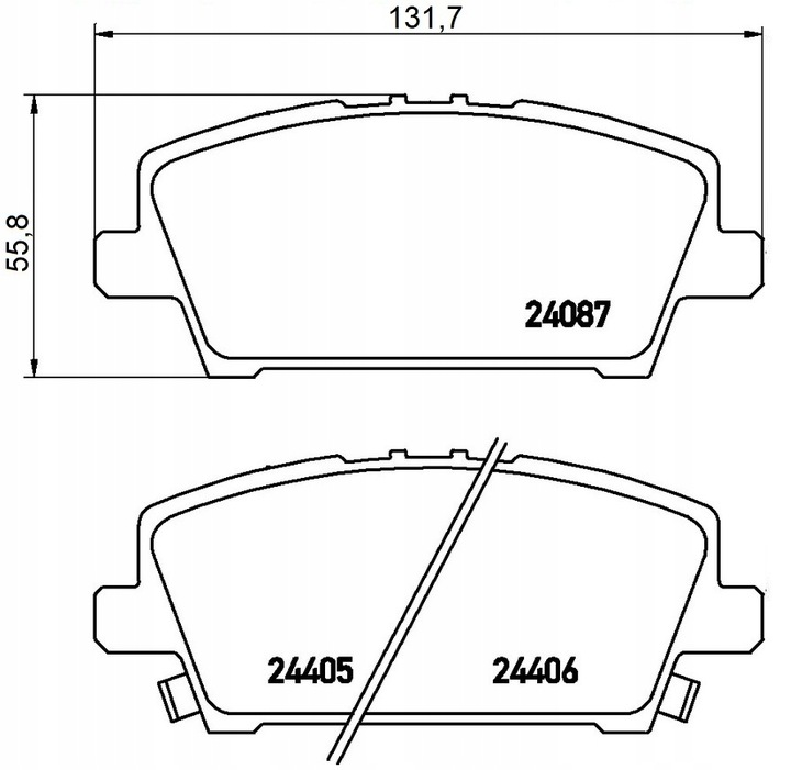 SABOTS DE FREIN ATE 13.0460-5756.2 HONDA CIVIC VIII UFO PRZ photo 2 - milautoparts-fr.ukrlive.com