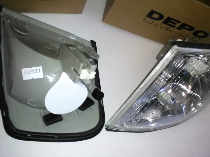 AUDI A3 8L 96-99, DIRECTION INDICATOR WHITE DEPO LEFT+RIGHT SET photo 3 - milautoparts-fr.ukrlive.com