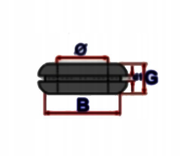 INSULATING RUBBER SILENCER KAWASAKI AN110 AN112 AX125 photo 2 - milautoparts-fr.ukrlive.com