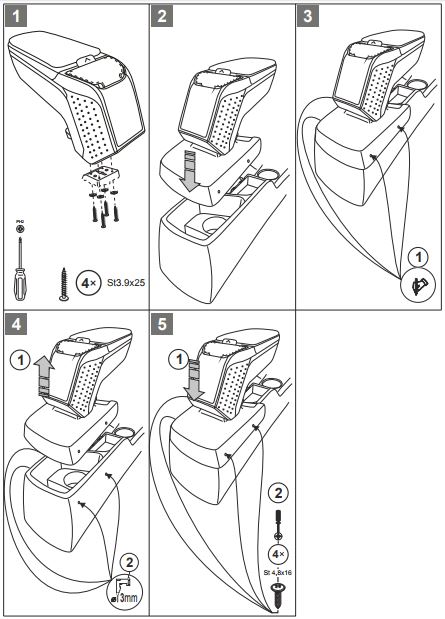 ARMREST RENAULT MEGANE 2016- | ARMSTER 2 BL photo 11 - milautoparts-fr.ukrlive.com