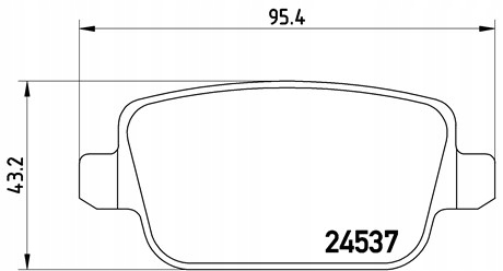 BREMBO PADS REAR FORD FOCUS II GALAXY II KUGA photo 3 - milautoparts-fr.ukrlive.com