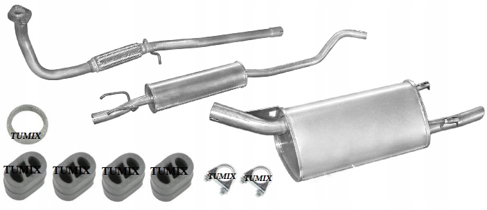 TUBE SILENCER CENTRAL END OPEL CORSA B 1.5 D photo 1 - milautoparts-fr.ukrlive.com