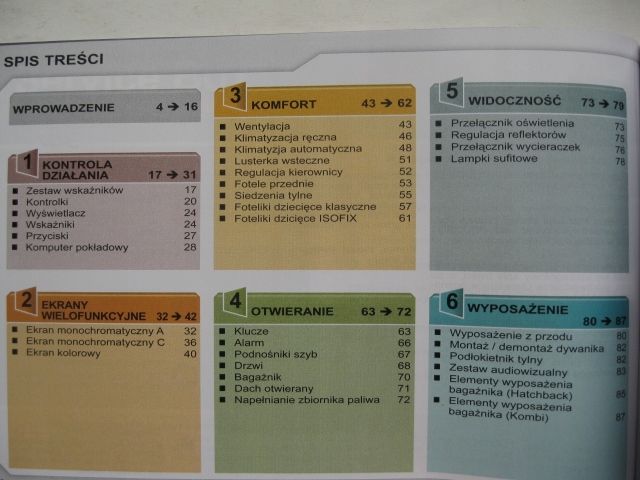 PEUGEOT 307 2005-2008 POLSKA INSTRUCTION DE SERVICE photo 4 - milautoparts-fr.ukrlive.com