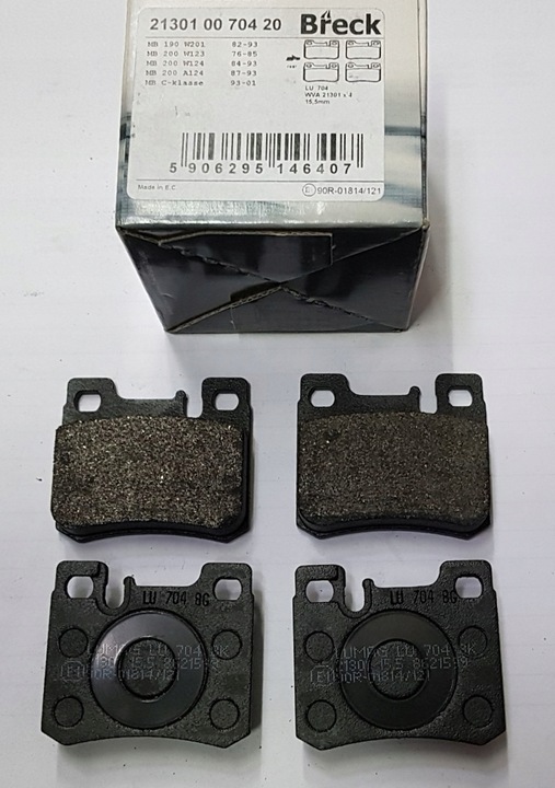 SABOTS DE FREIN ARRIÈRE MERCEDES 190 W201 E W124 C W202 BRECK photo 2 - milautoparts-fr.ukrlive.com