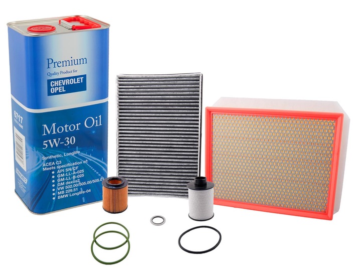 SET FILTERS OIL 5W30 OPEL ASTRA H 1.9 CDTI photo 1 - milautoparts-fr.ukrlive.com