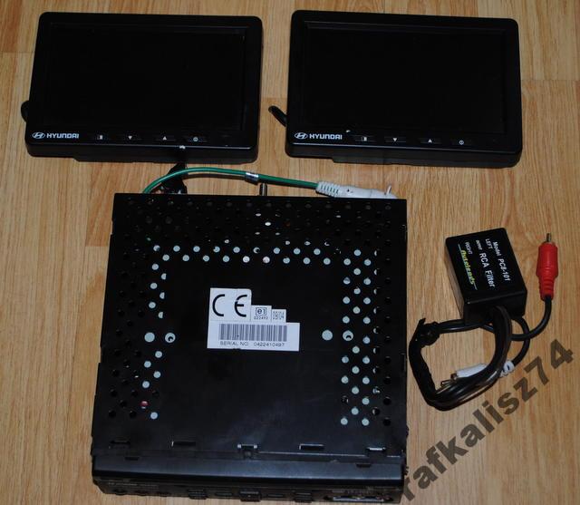 Магнітофон dvd+ 2 lcd hyundai matrix край, Ціна