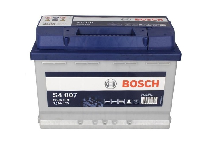 Акумулятор bosch silver s4007 72ah 680a p+ кельце, Ціна